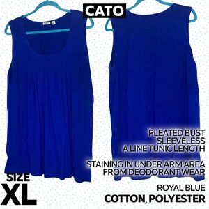 Cato sleeveless blouse
